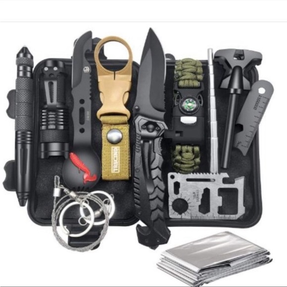 - Gifts for Men Dad Husband Survival Gear and Equipment 12 in 1 Survival…